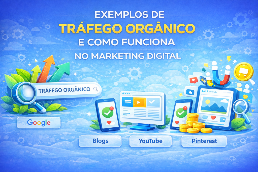 Exemplos de plataformas de tráfego orgânico
