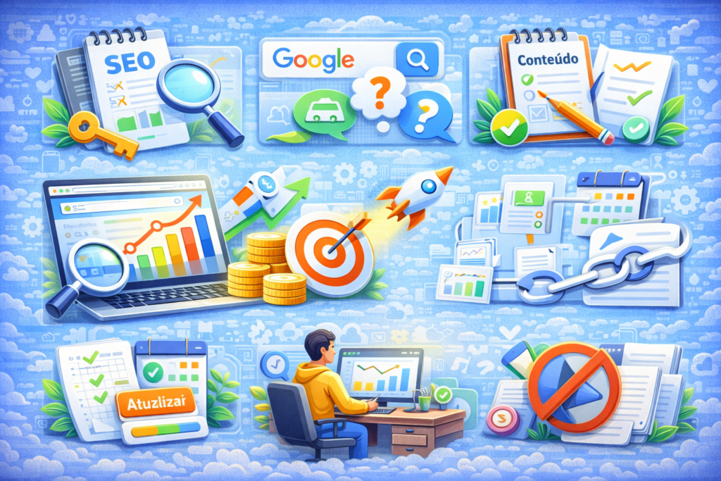 Processo para criar conteúdo que gera tráfego orgânico todos os dias