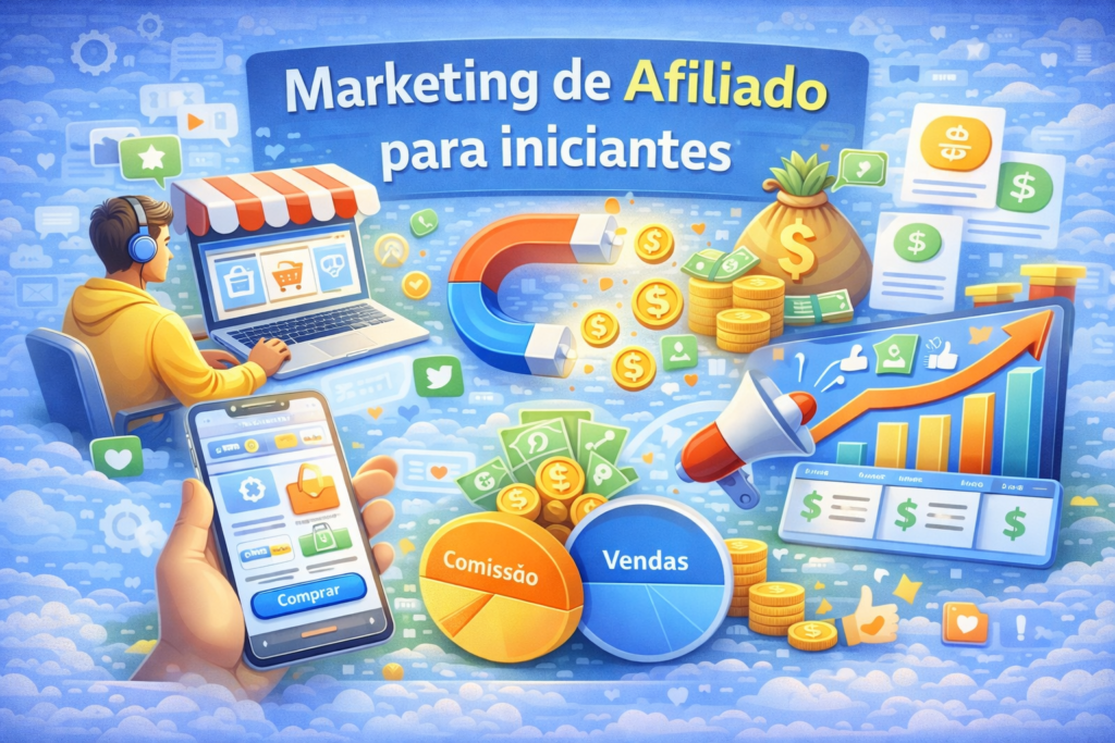 Marketing de afiliado para iniciantes como ganhar dinheiro online