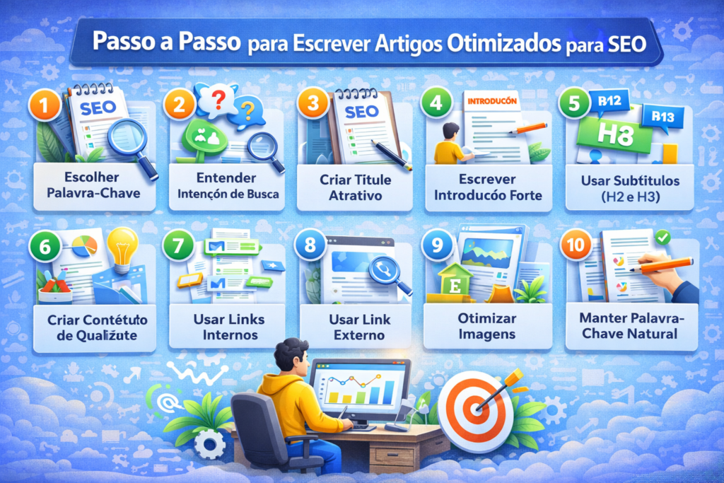 Passo a passo para escrever artigos otimizados para SEO